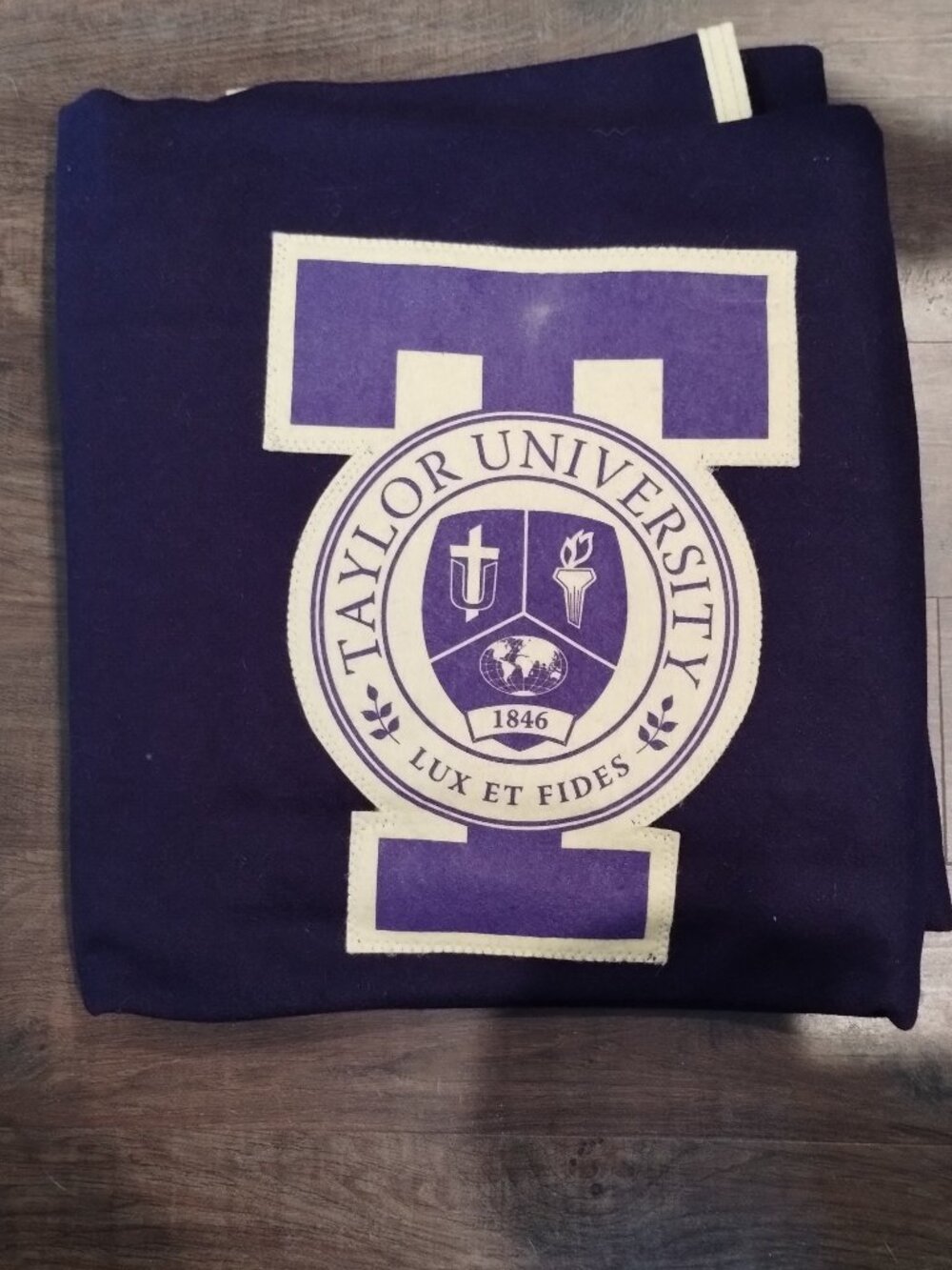 Vintage Taylor University Wool Stadium Blanket 60X72